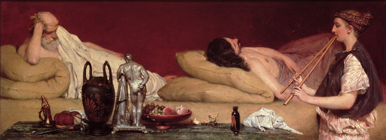 Siestaen, 1868 af Lawrence Alma Tadema