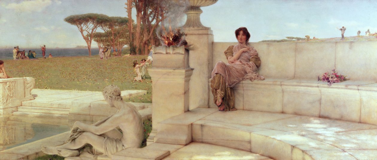 Forårets stemme, 1908 af Lawrence Alma Tadema