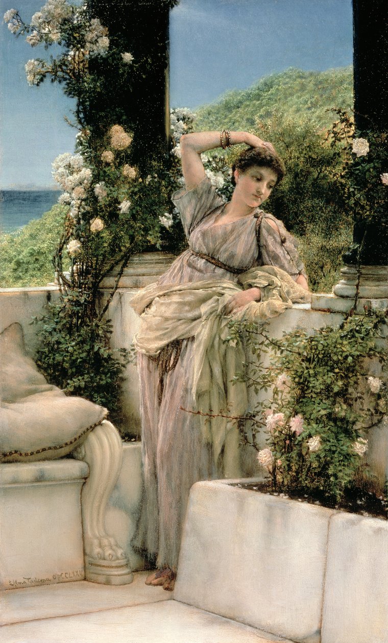 "Du, rosen af alle roser", 1885 af Lawrence Alma Tadema