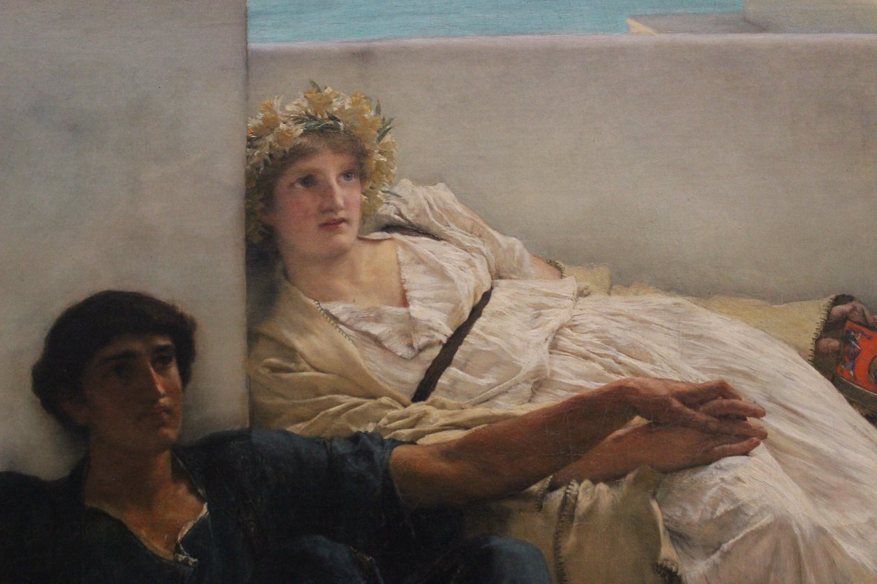 En læsning fra Homer af Lawrence Alma Tadema