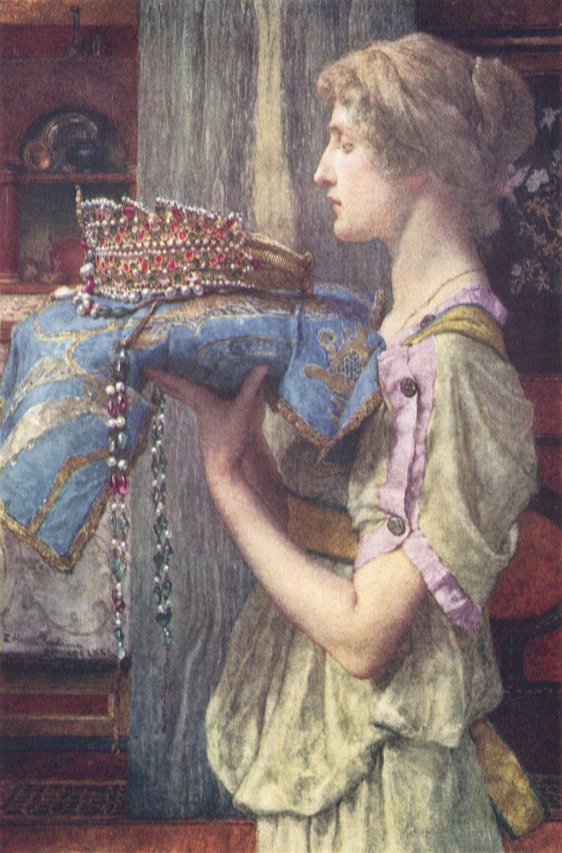 A CrownnFrancais: En krone af Lawrence Alma Tadema
