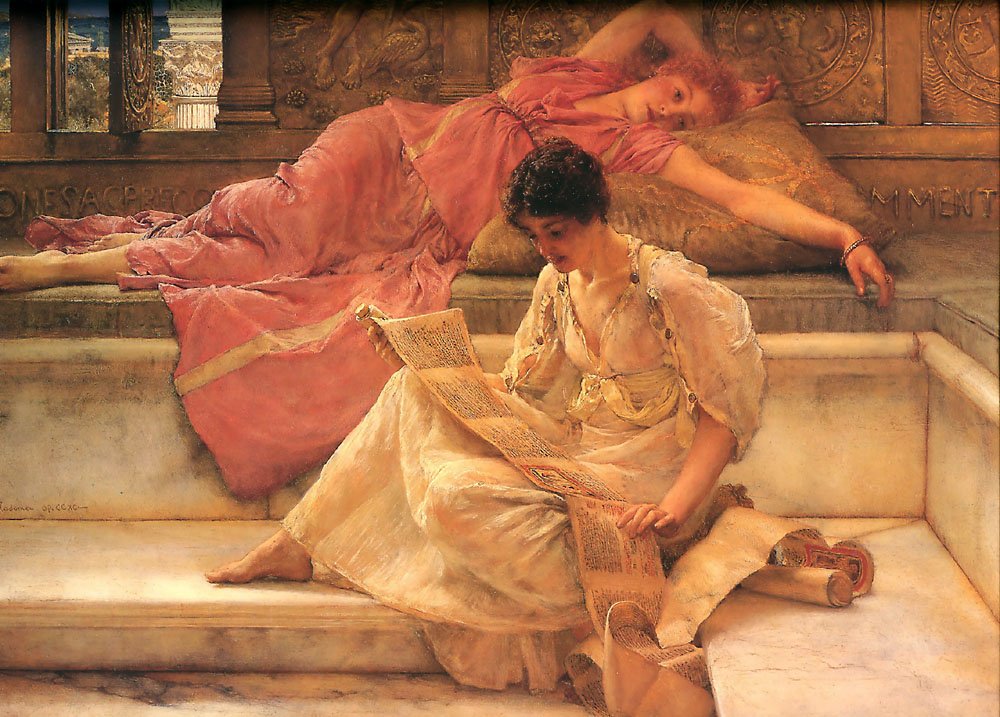 Favorit Poeten af Lawrence Alma Tadema