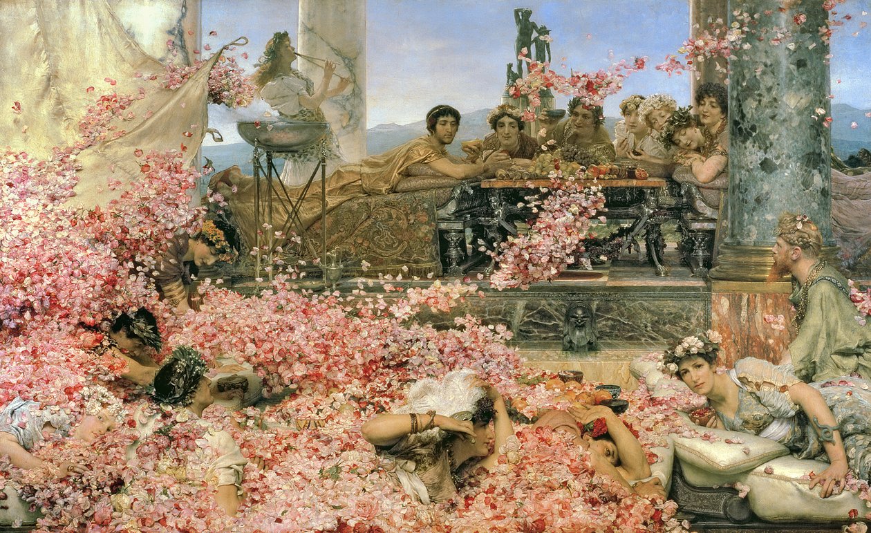 Roser af Heliogabalus, 1888 af Lawrence Alma Tadema