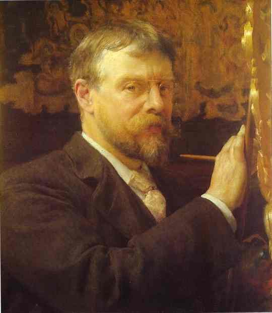 Selvportræt. af Lawrence Alma Tadema