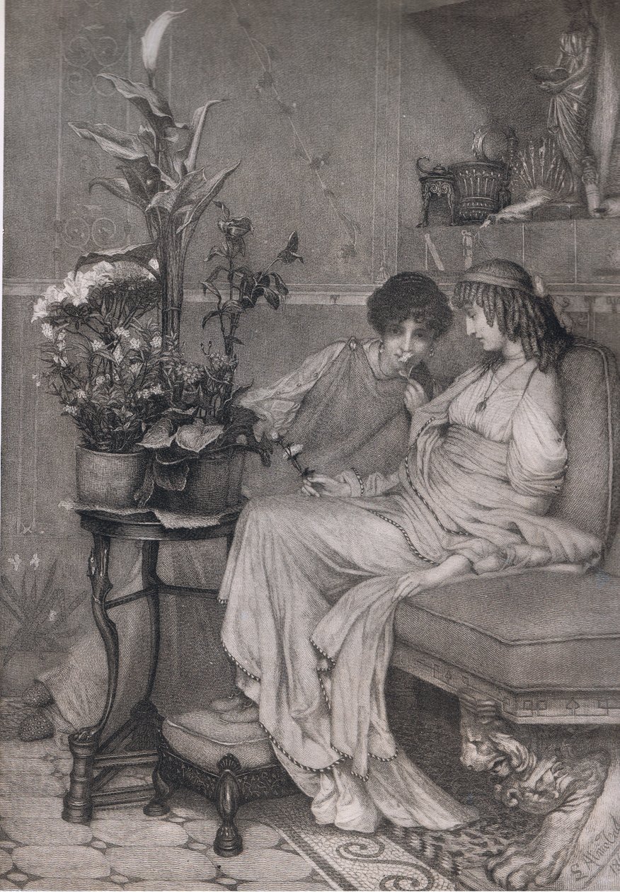 I fortrolighed, Bibbys Annual af Lawrence (after) Alma Tadema