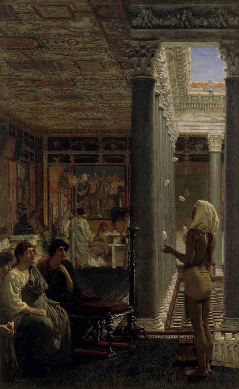 En jonglør af Lawrence Alma-Tadema