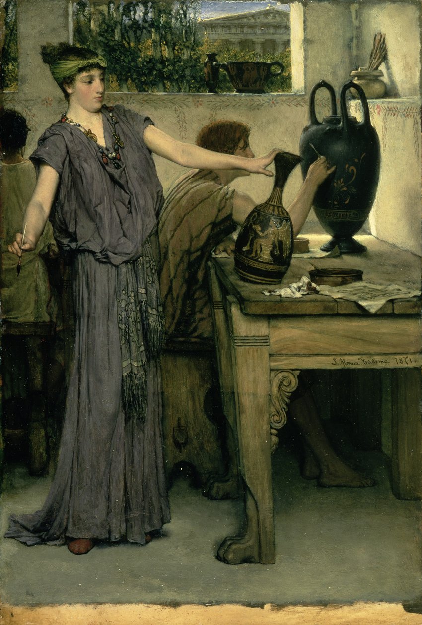 Etruskiske Vasemalere af Lawrence Alma Tadema