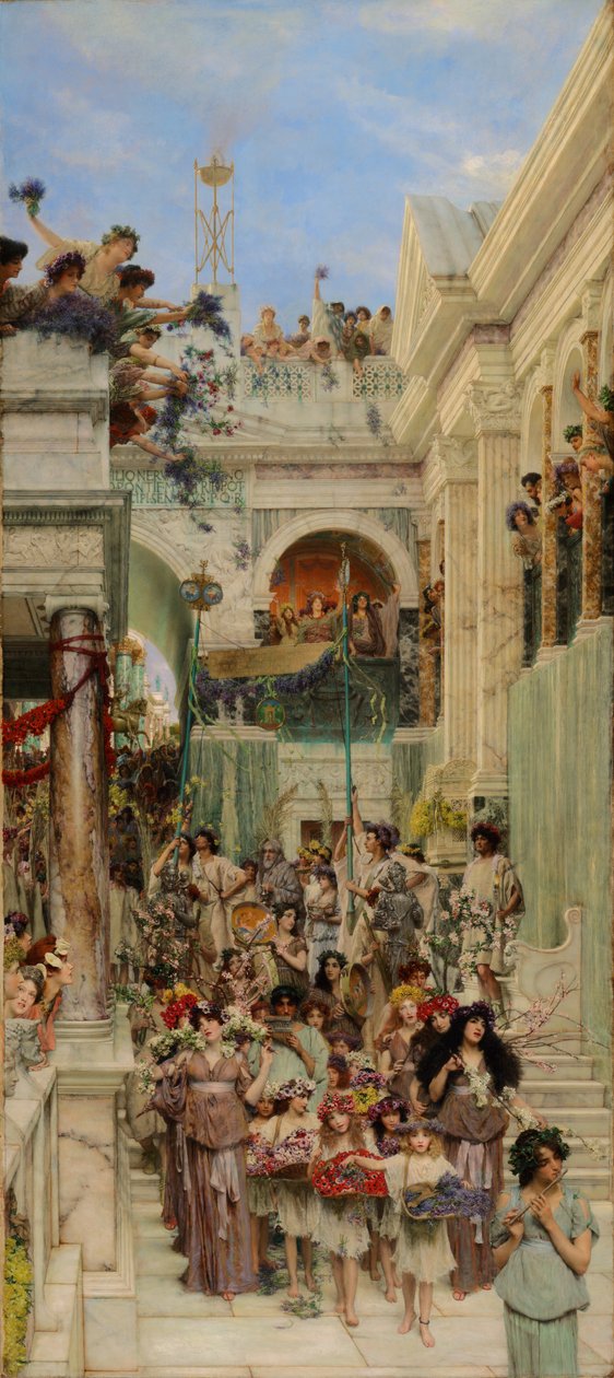 Spring af Lawrence Alma-Tadema