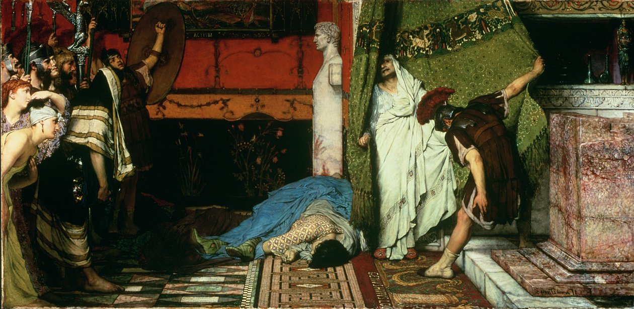En romersk kejser, 41 e.Kr. - Claudius af Lawrence Alma Tadema