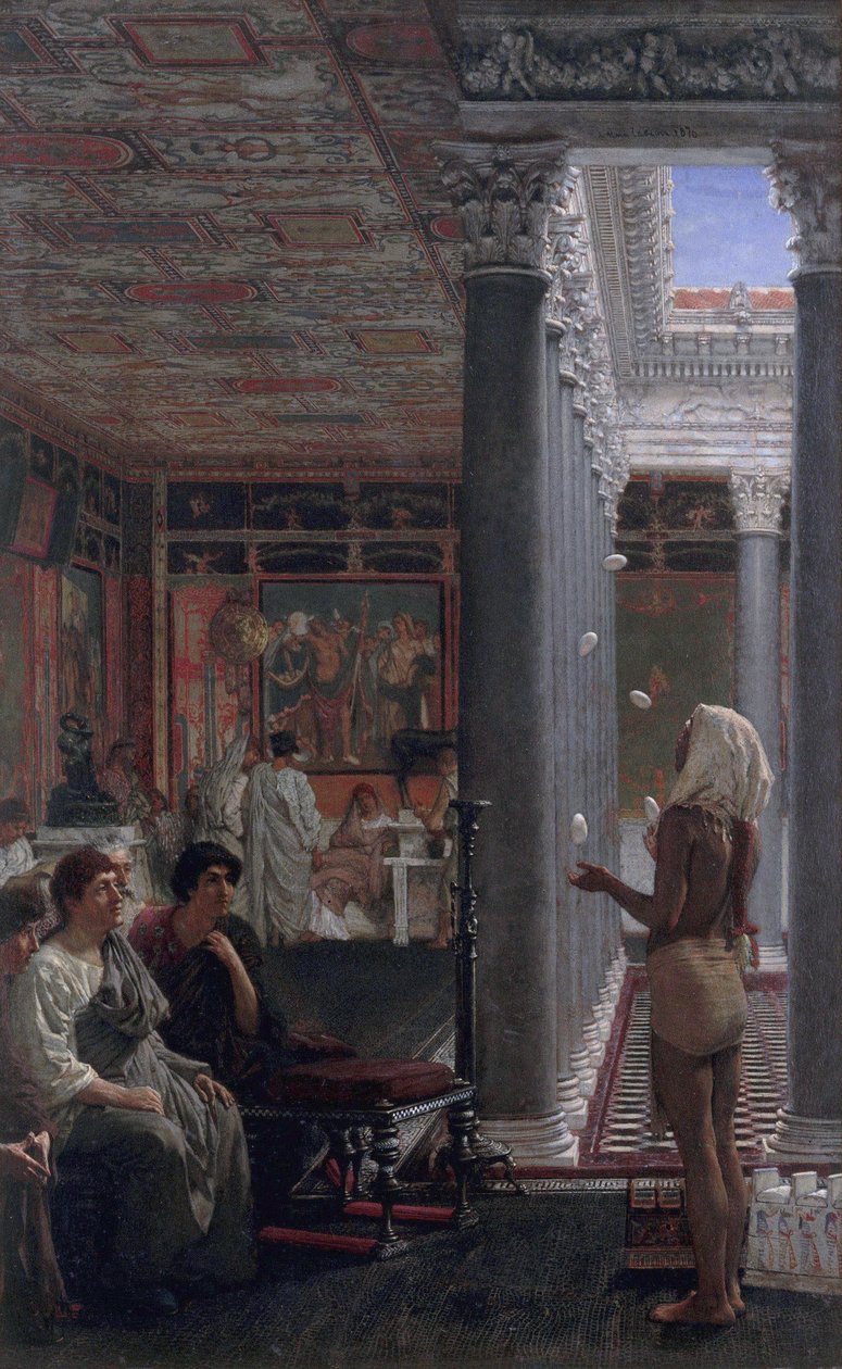 En jonglør af Lawrence Alma Tadema