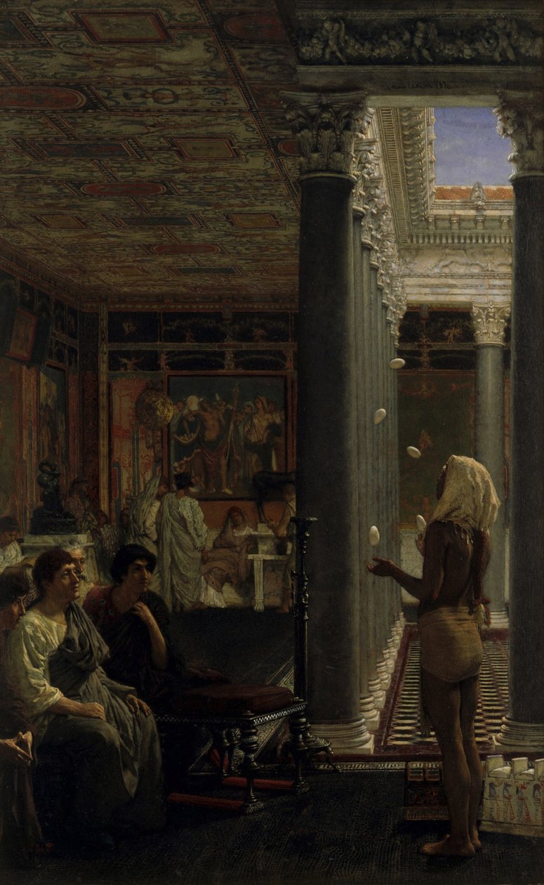 En jonglør, 1870 af Lawrence Alma Tadema