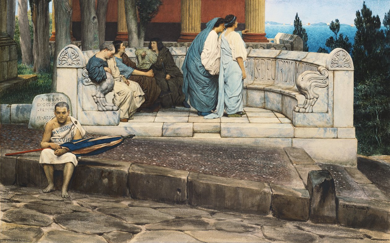 If Podium, 1871 af Lawrence Alma Tadema