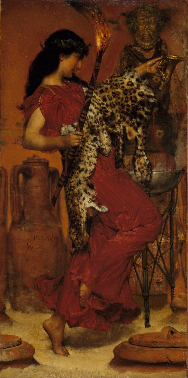 Efterårs vintage festival af Lawrence Alma Tadema