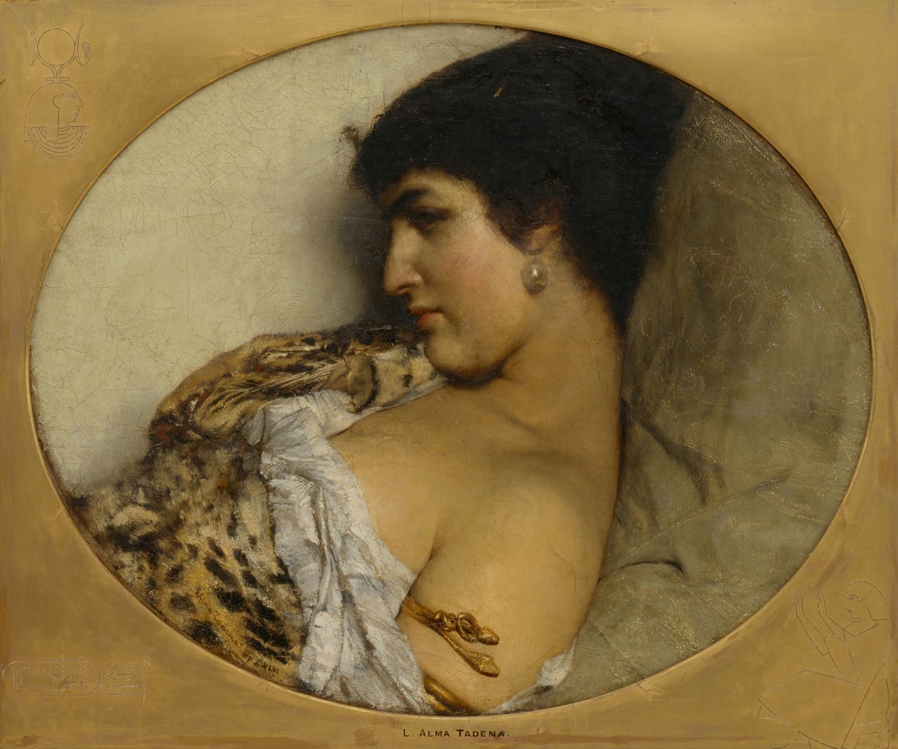 Kleopatra af Lawrence Alma Tadema