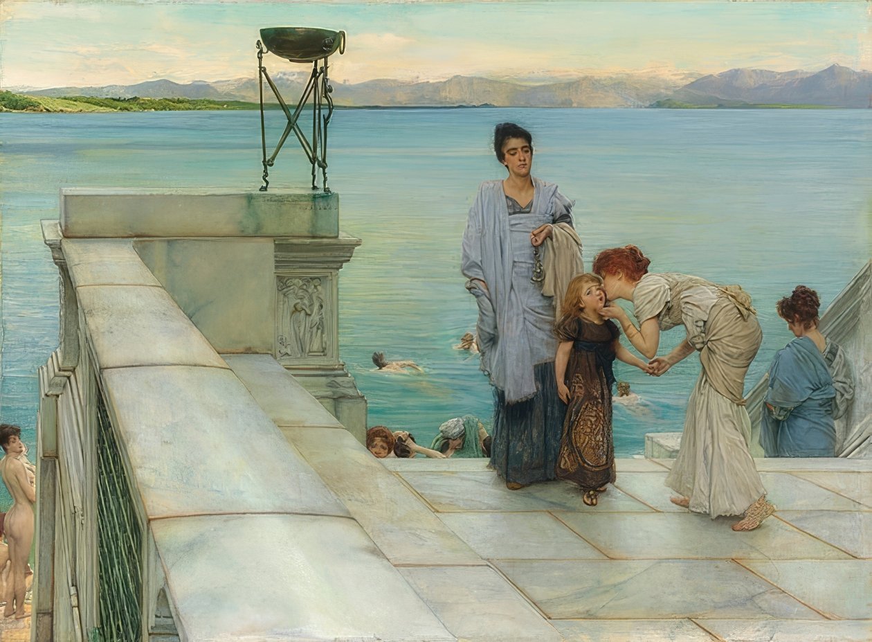 Kysset. 1891 af Lawrence Alma Tadema