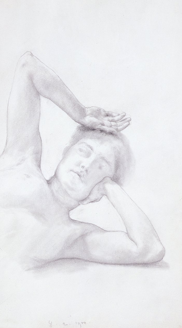Kvindelig hoved og torso, 1900 af Lawrence Alma Tadema