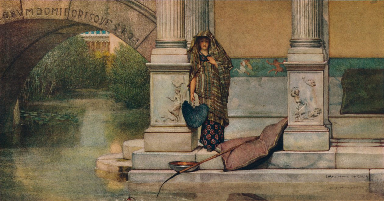 Fiskeri, 1875 af Lawrence Alma Tadema