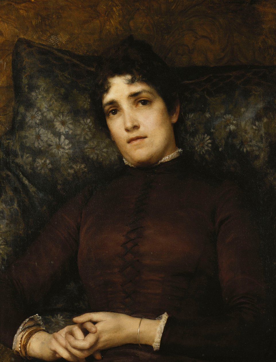 Portræt af Mrs. Frank D. Millet, 1886 af Lawrence Alma Tadema