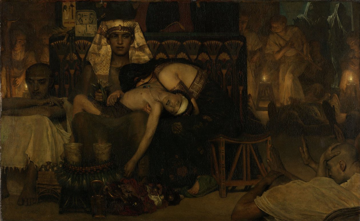 Faraos førstefødte søns død af Lawrence Alma Tadema