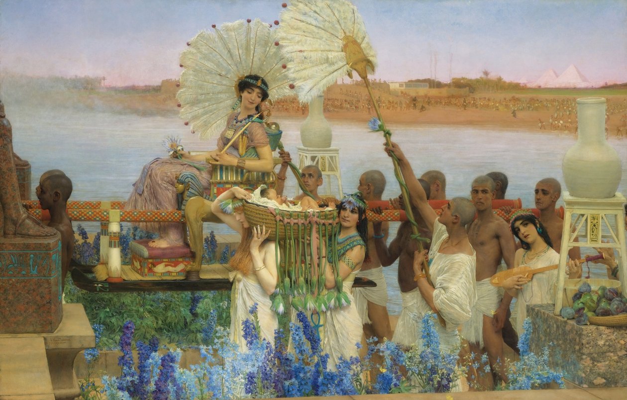 Fundet af Moses af Lawrence Alma Tadema