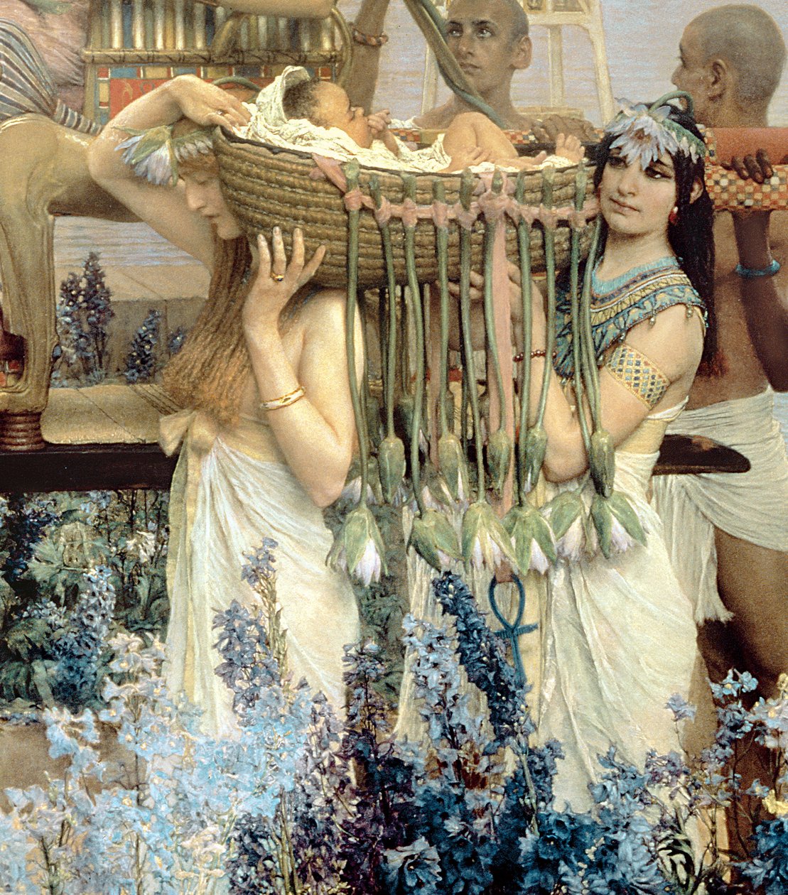 Fundet af Moses af Faraos Datter af Lawrence Alma Tadema