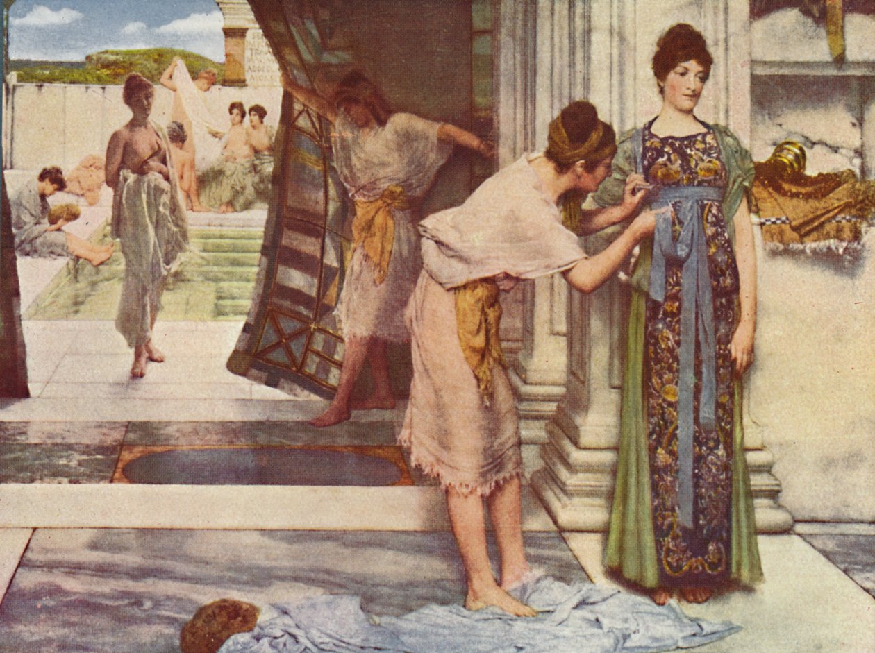Frigidarium, 1890. af Lawrence Alma Tadema