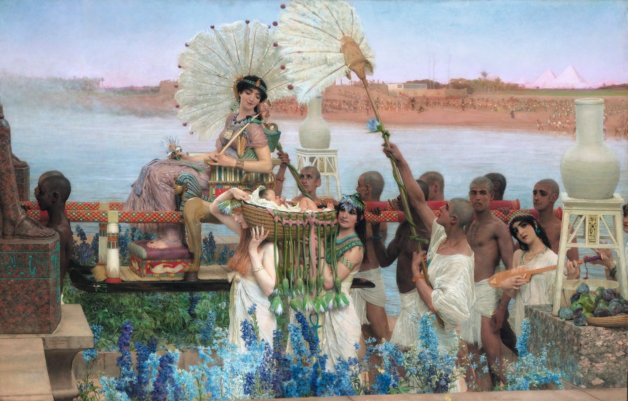 Fundet af Moses af Lawrence Alma Tadema