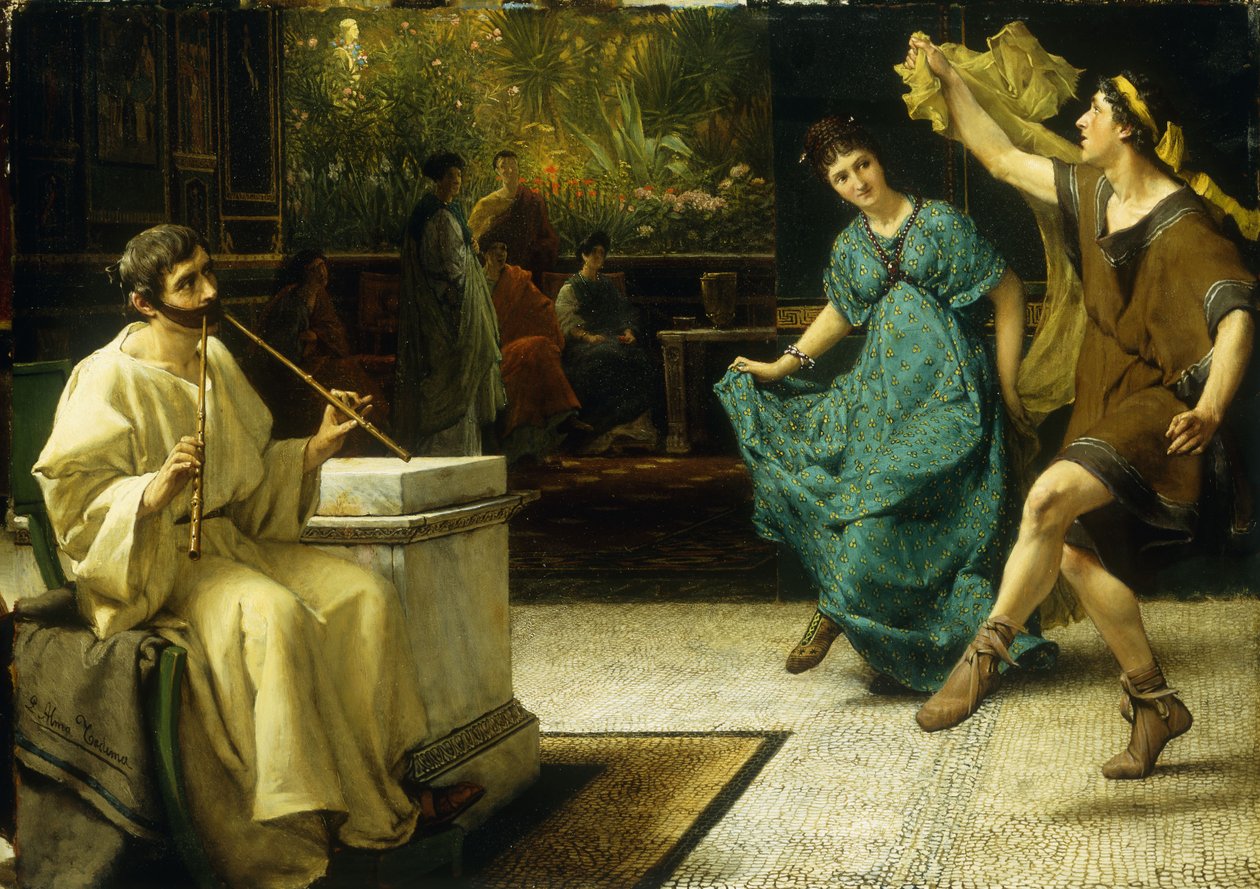 En romersk teaterindgang, af Lawrence Alma Tadema