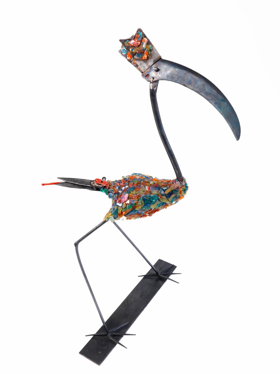 Storken, 2009 (metal) af Lawrie Simonson
