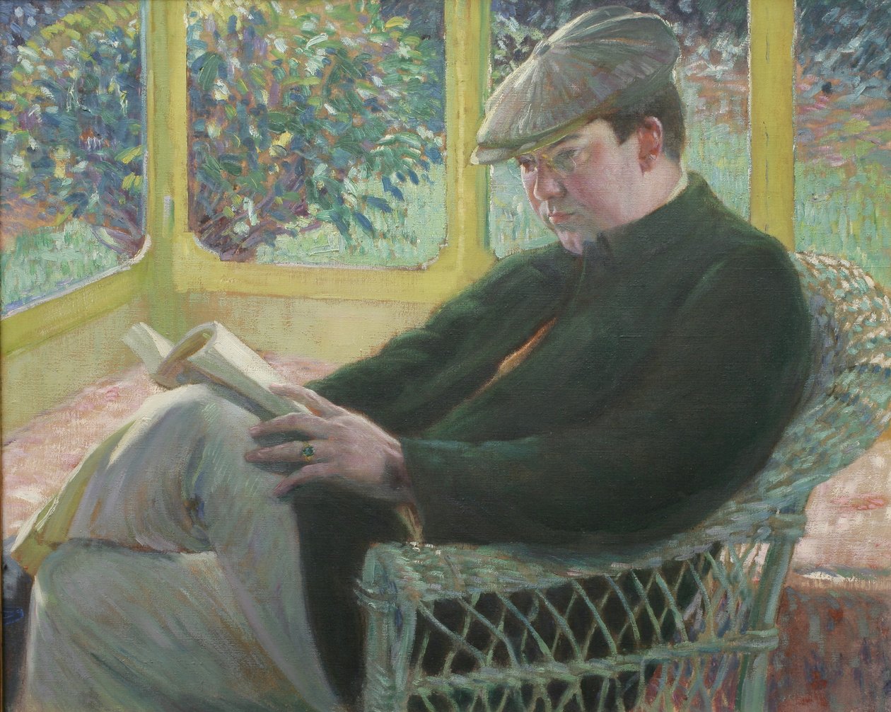 Frederick Carl Frieseke (olie på lærred) af Lawton Parker