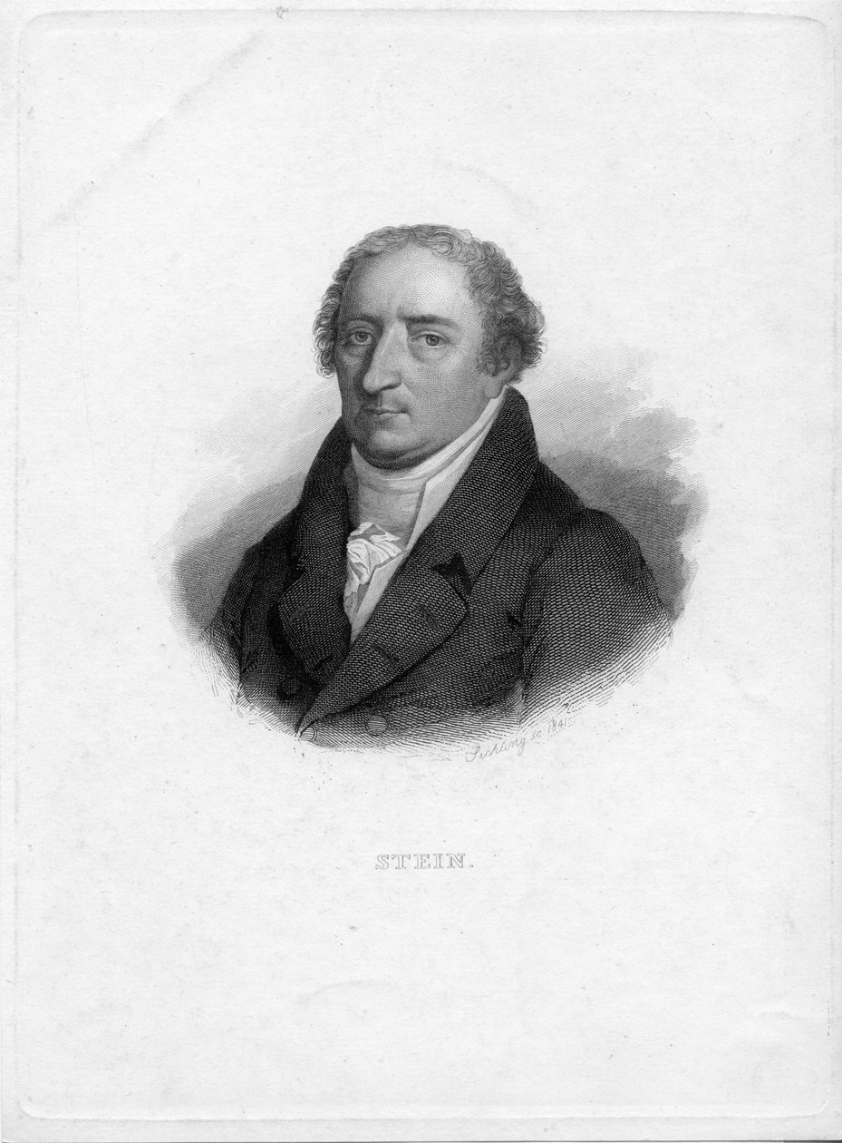 graveret portræt af Lazarus Gottlieb Sichling