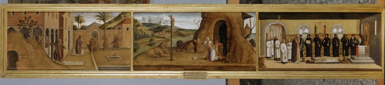 Historier om Sankt Hieronymus, ca. 1485 af Lazzaro Bastiani