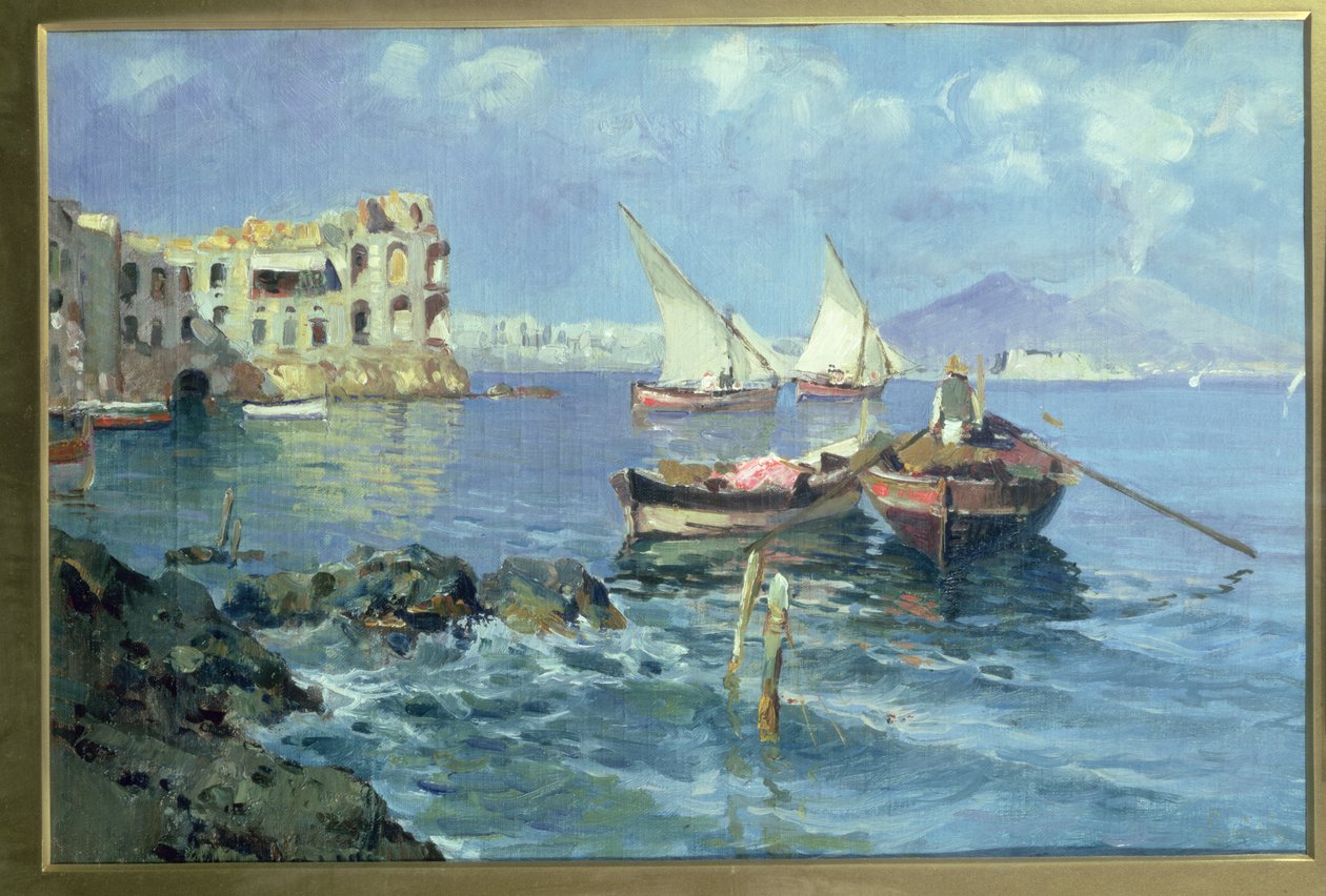 I Napoli-bugten af Lazzaro Pasini