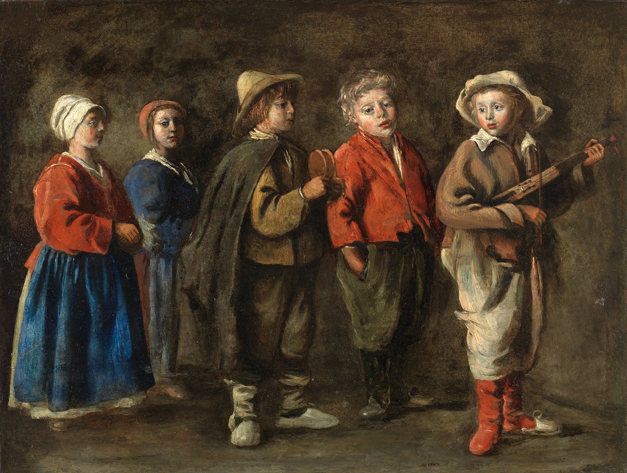 Antoine Le Nain - De unge musikere, ca. 1640 af Le Nain Brothers