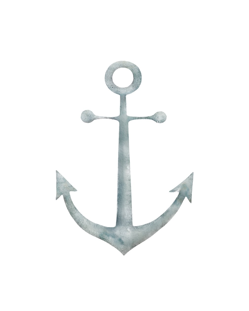Anchor, ca. 2023 (akvarel) af Leah Straatsma