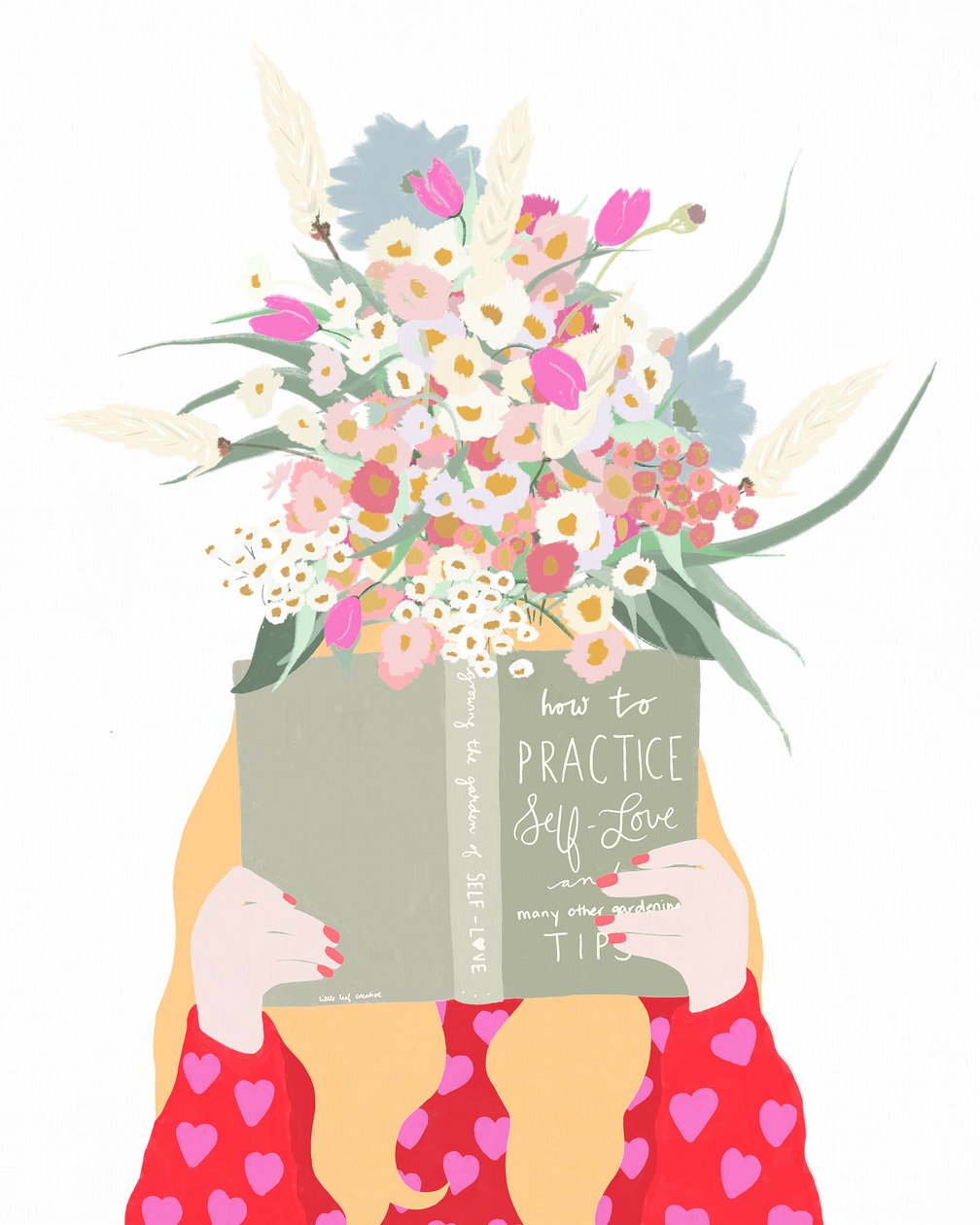 Self Care, ca. 2019 (blandede medier) af Leah Straatsma