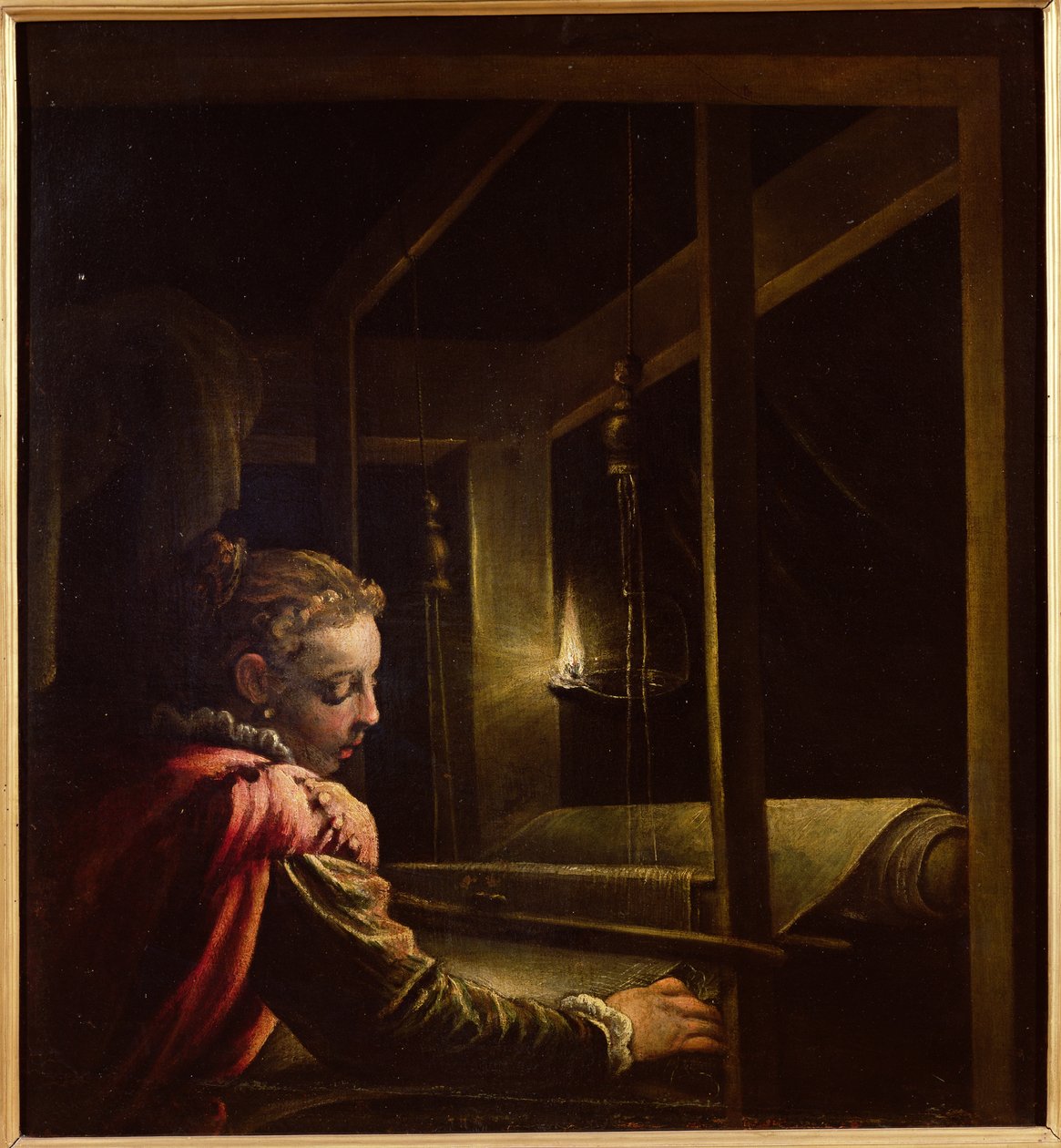 Penelope fortryder sit tapestry af Leandro da Ponte Bassano