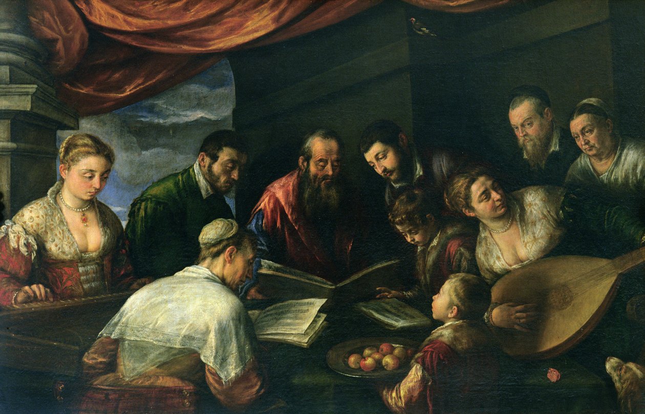 Koncerten, ca. 1590 af Leandro da Ponte Bassano