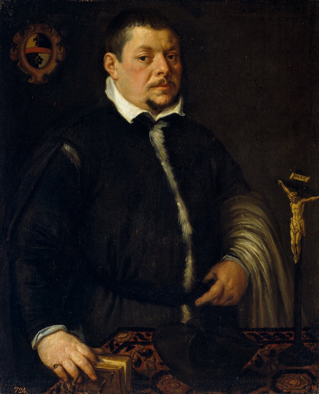 Dommer med krucifiks af Leandro Bassano