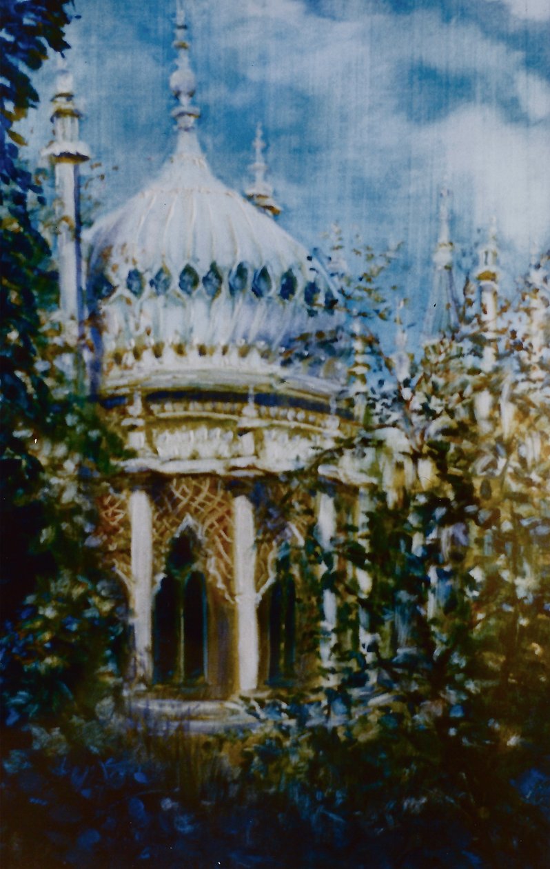 Brighton Pavilion, 2000 (olie på papir) af Lee Campbell