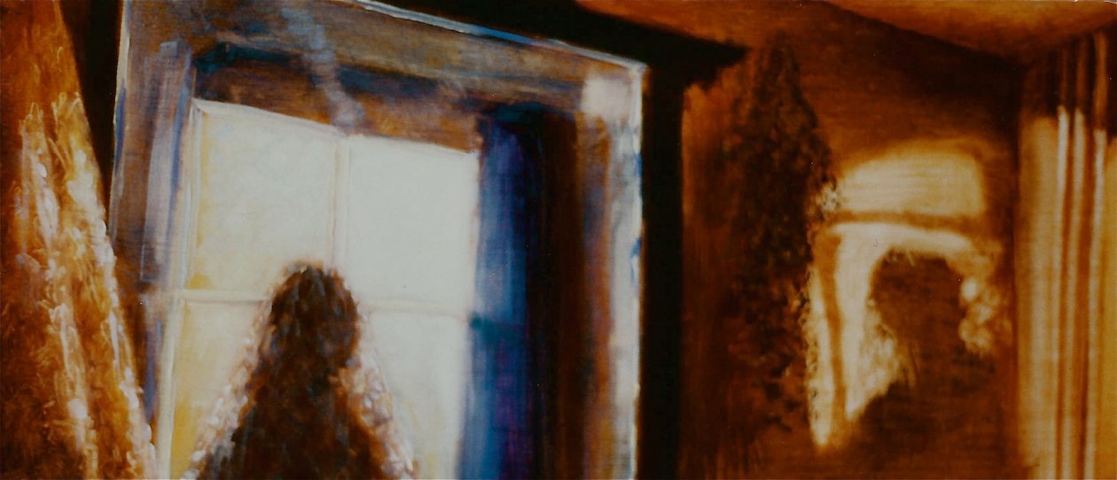 Duality, 1997 (olie på papir) af Lee Campbell