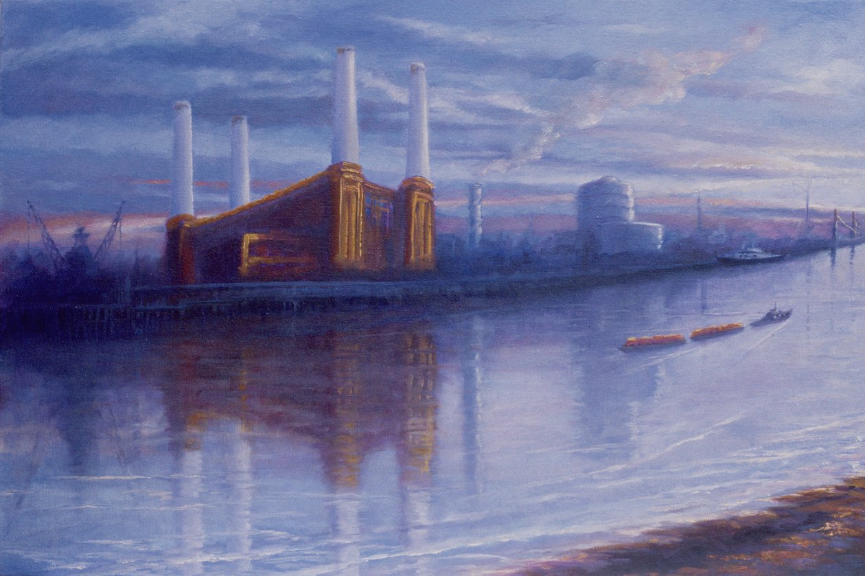 Old Glory, 1999 Battersea Power Station, Thames af Lee Campbell