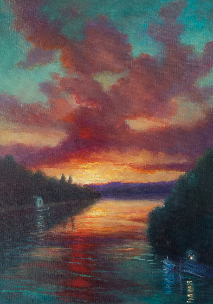 Richmond Sunrise, 2017, af Lee Campbell