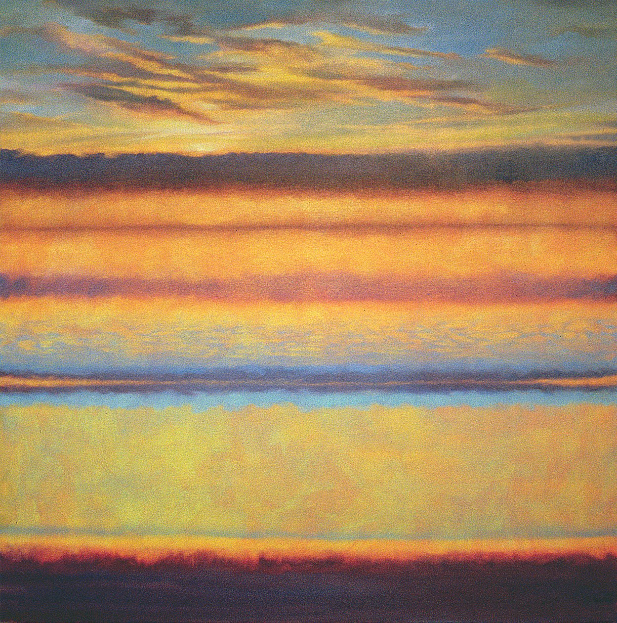 Syd, 2000 Abstrakt landskab af Lee Campbell