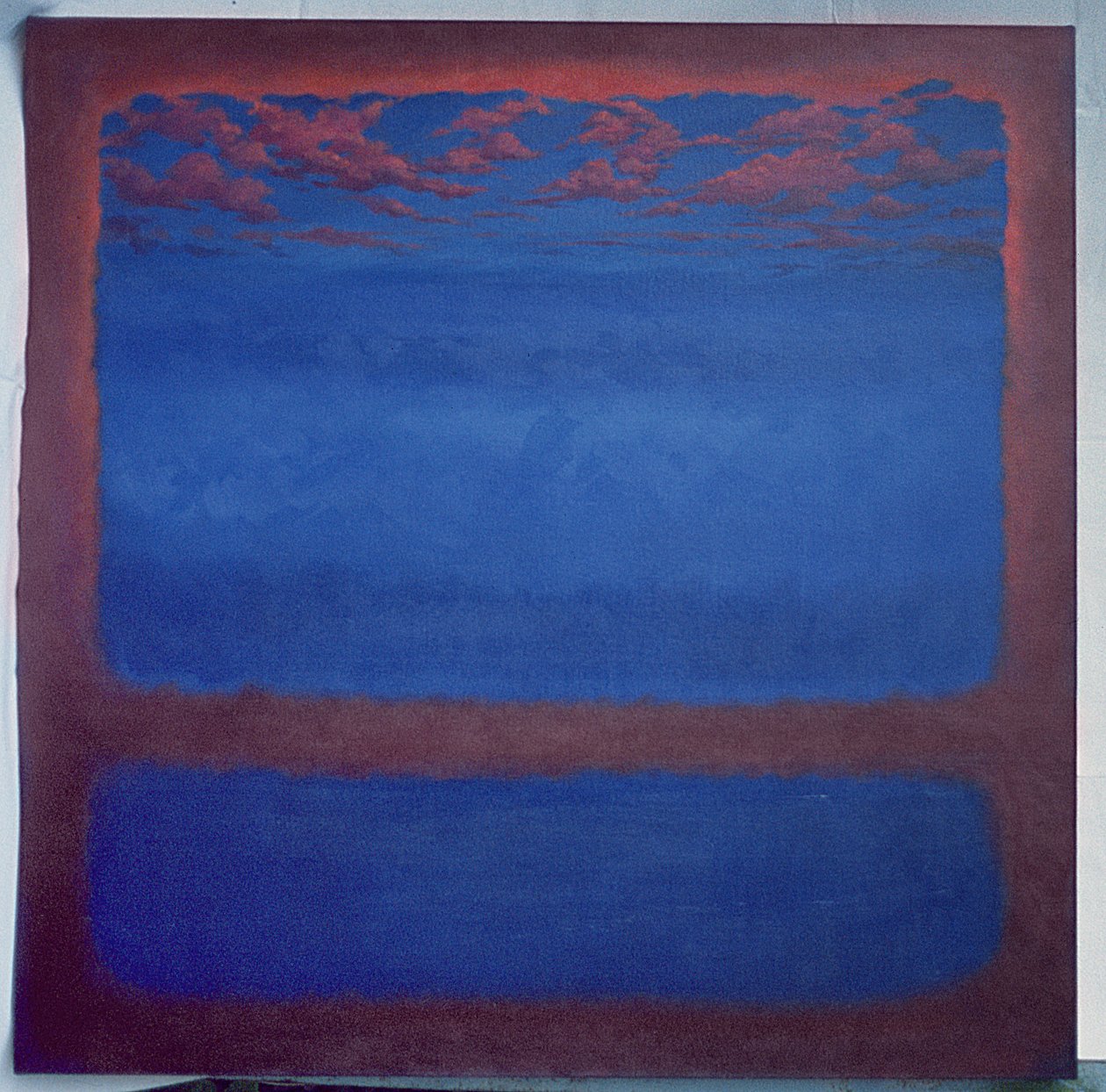 Ultramarin, 2001 Abstrakt blå af Lee Campbell