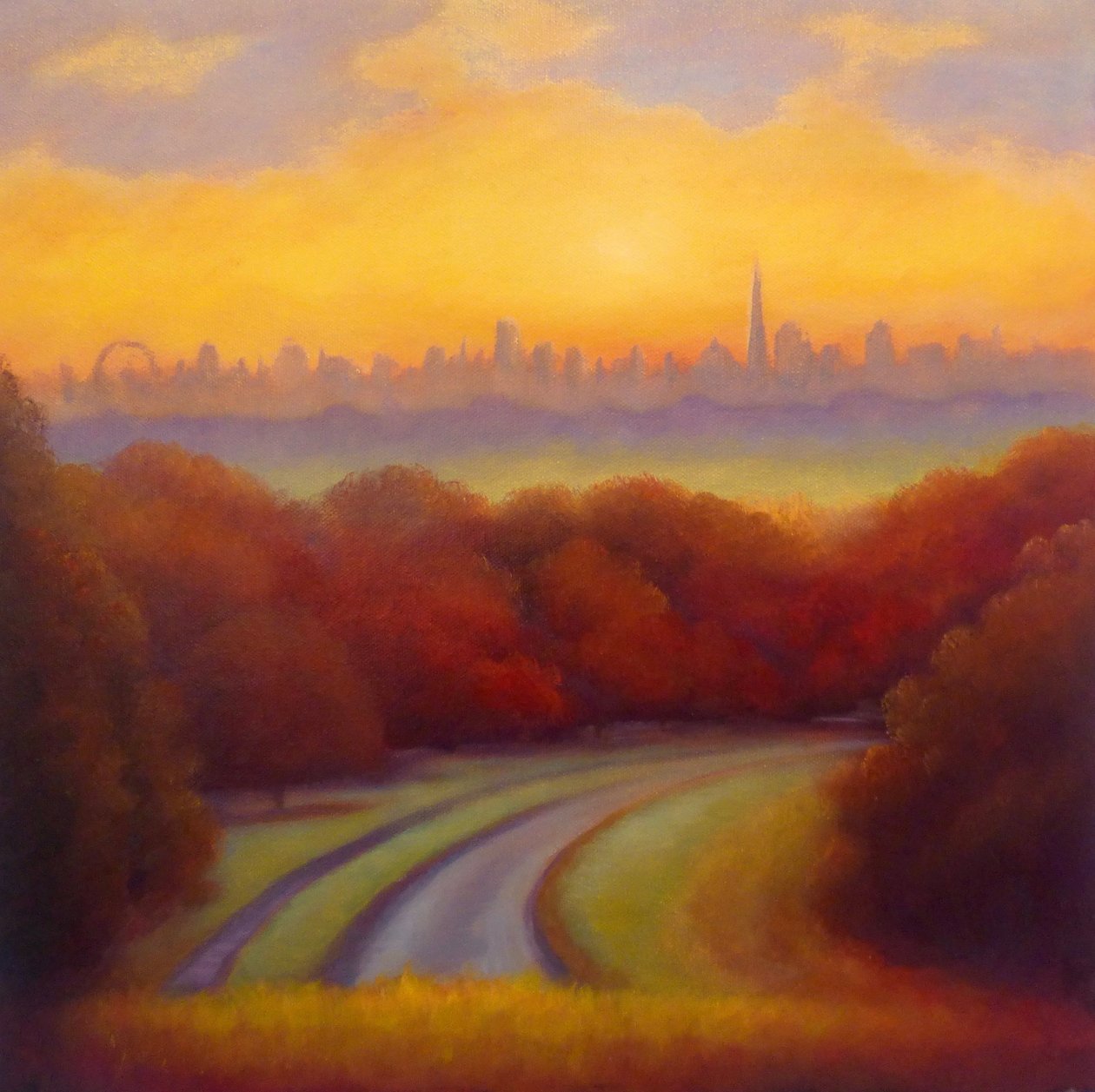Autumn Dawn Richmond Park, 2023 af Lee Campbell