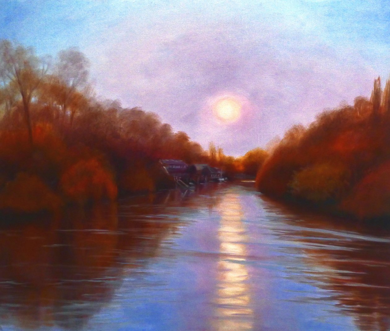 Eel Pie Island Reflections, 2023 af Lee Campbell