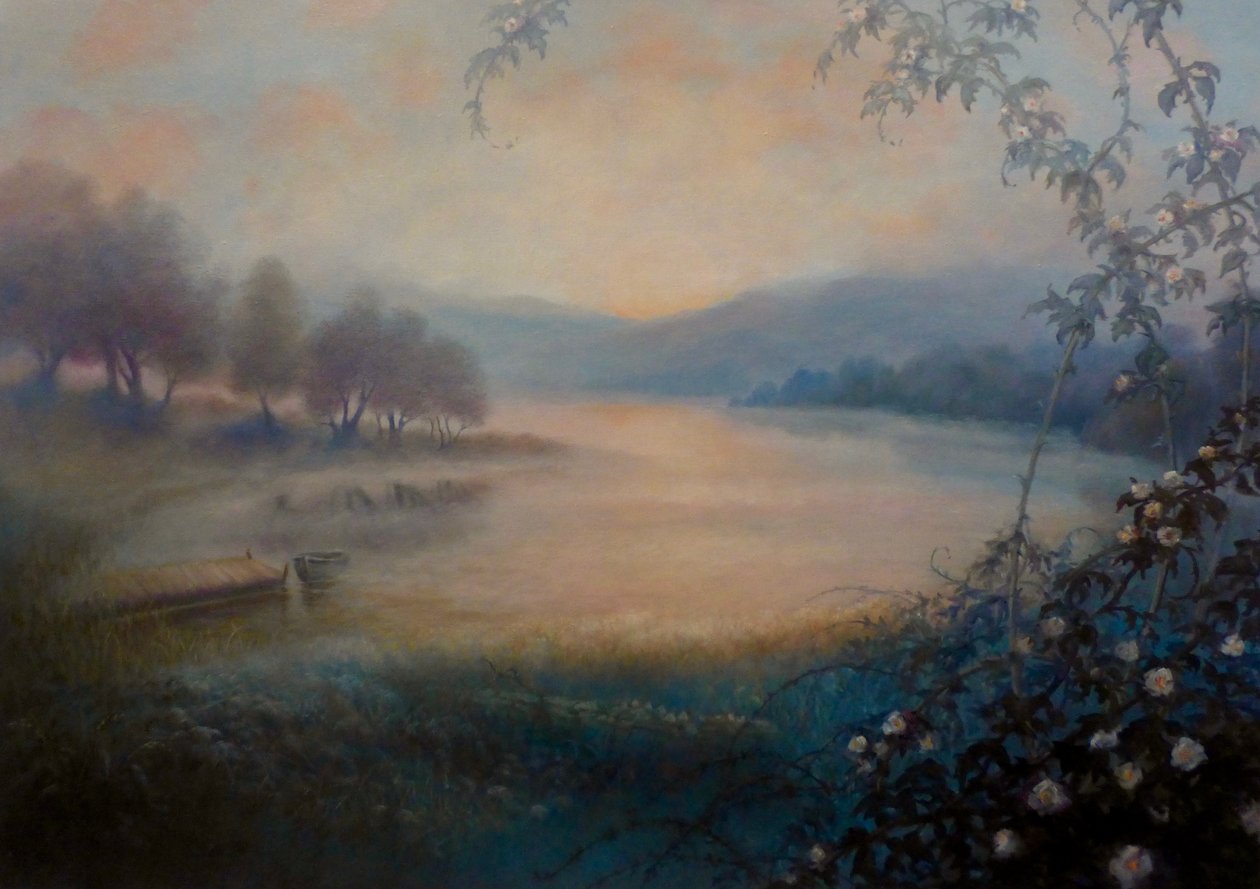 Place to Dream, 2022 (olie på lærred) af Lee Campbell