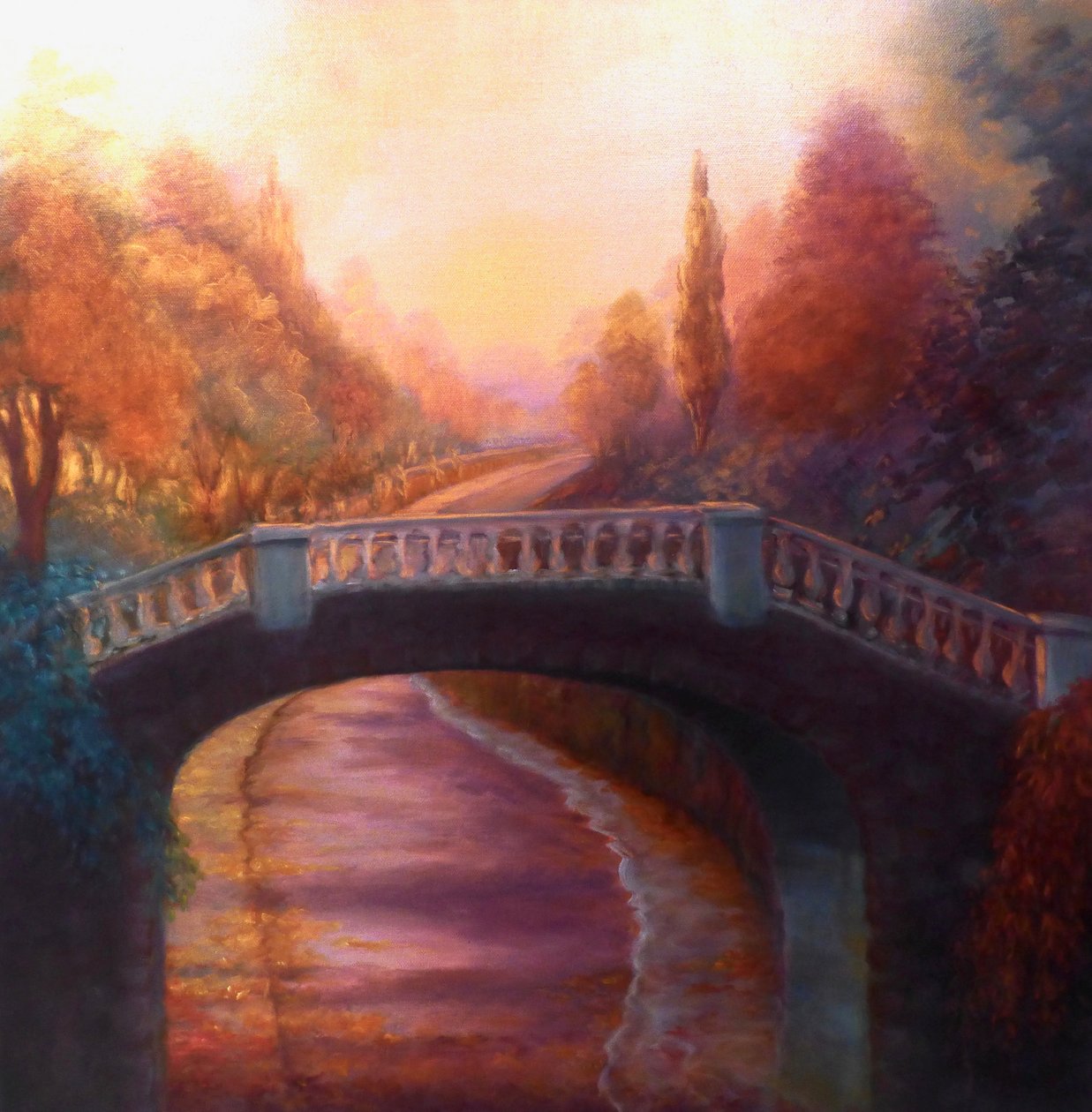 High Tide Twickenham Embankment, 2020 af Lee Campbell