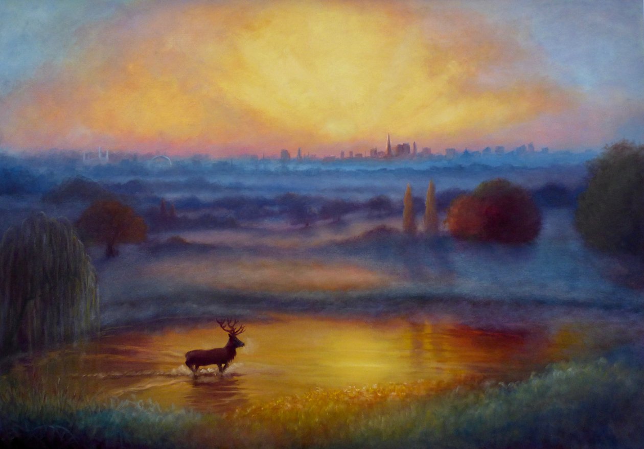 Richmond Park Første lys, 2023 af Lee Campbell